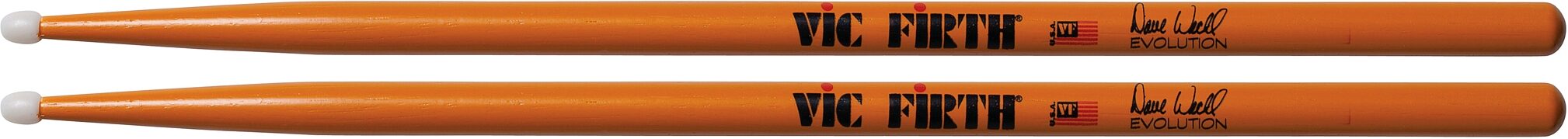 Vic Firth Dave Weckl Original Drumsticks, Action Position Back