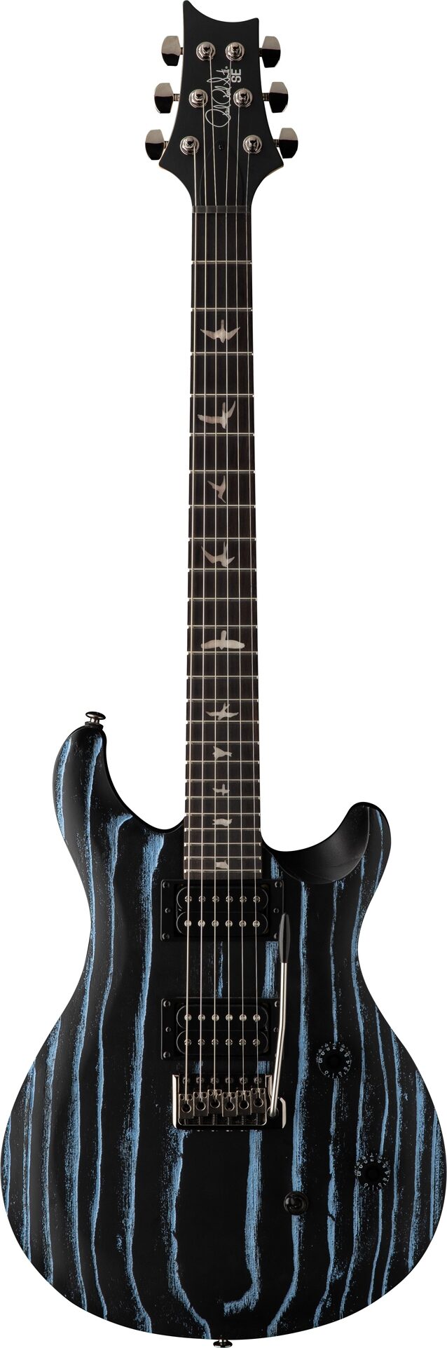 PRS Paul Reed Smith SE Swamp Ash CE24 Sandblasted Limited Edition Electric Guitar (with Gig Bag), Action Position Back