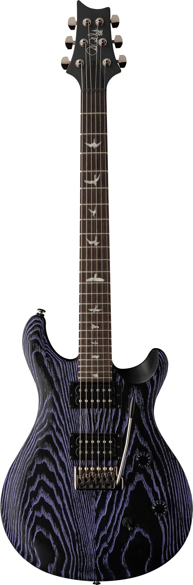 PRS Paul Reed Smith SE Swamp Ash CE24 Sandblasted Limited Edition Electric Guitar (with Gig Bag), Action Position Back