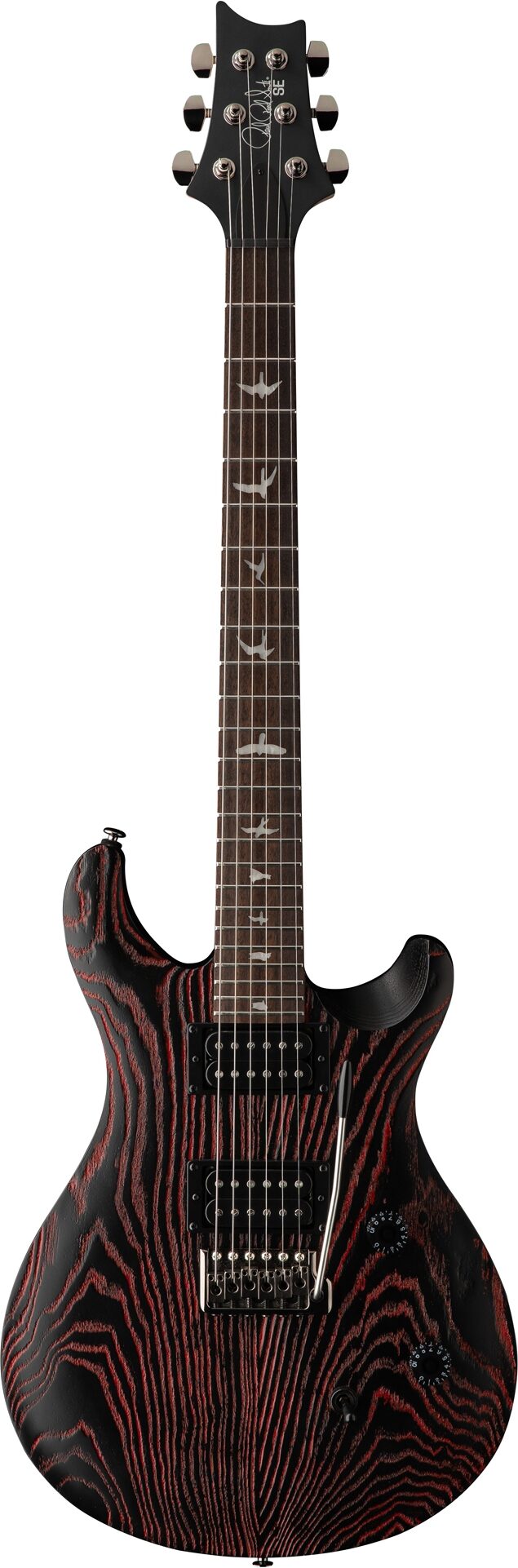 PRS Paul Reed Smith SE Swamp Ash CE24 Sandblasted Limited Edition Electric Guitar (with Gig Bag), Action Position Back