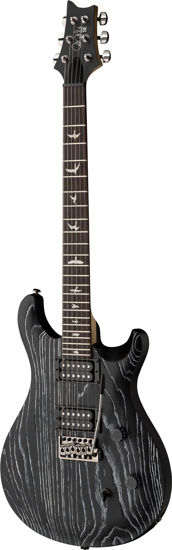 PRS Paul Reed Smith SE Swamp Ash CE24 Sandblasted Limited Edition Electric Guitar (with Gig Bag), Action Position Back