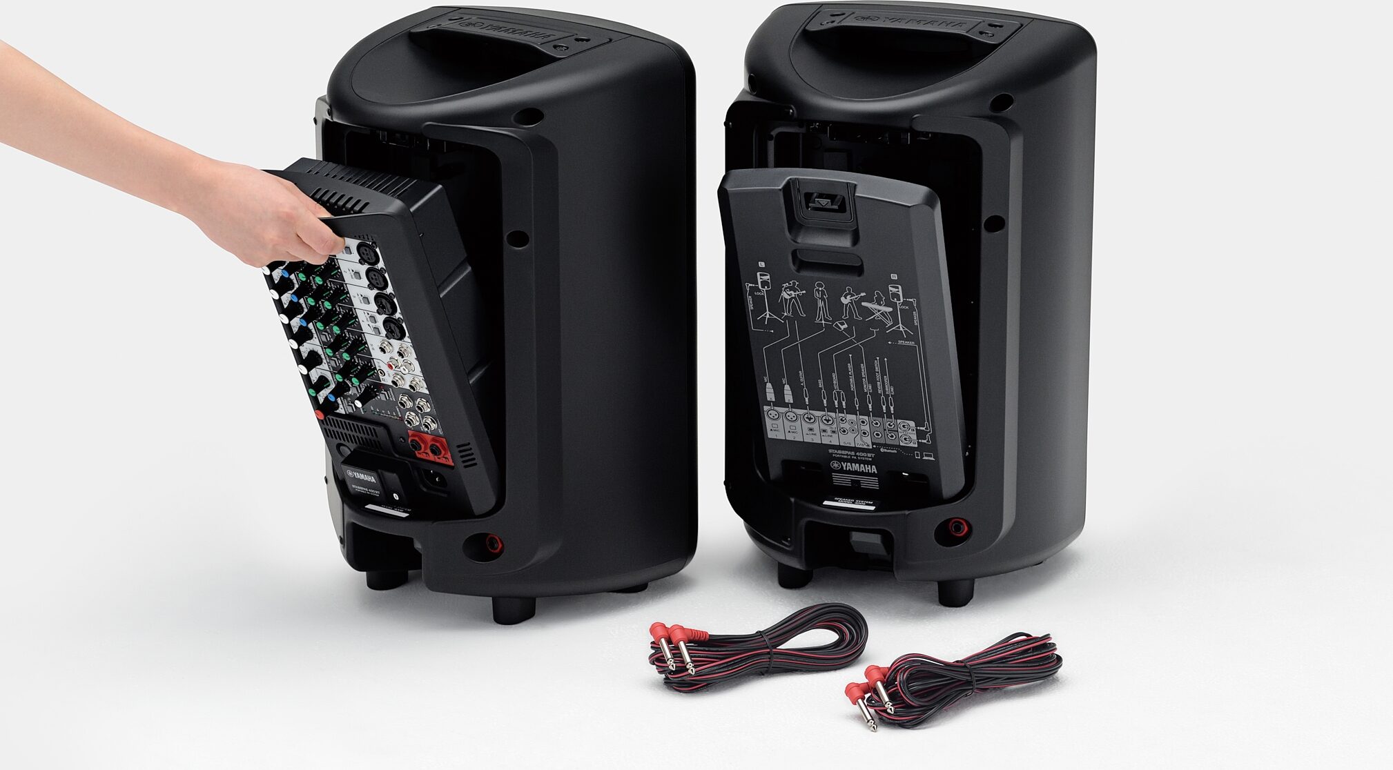 Yamaha STAGEPAS 400BT Portable PA System, New, Action Position Back