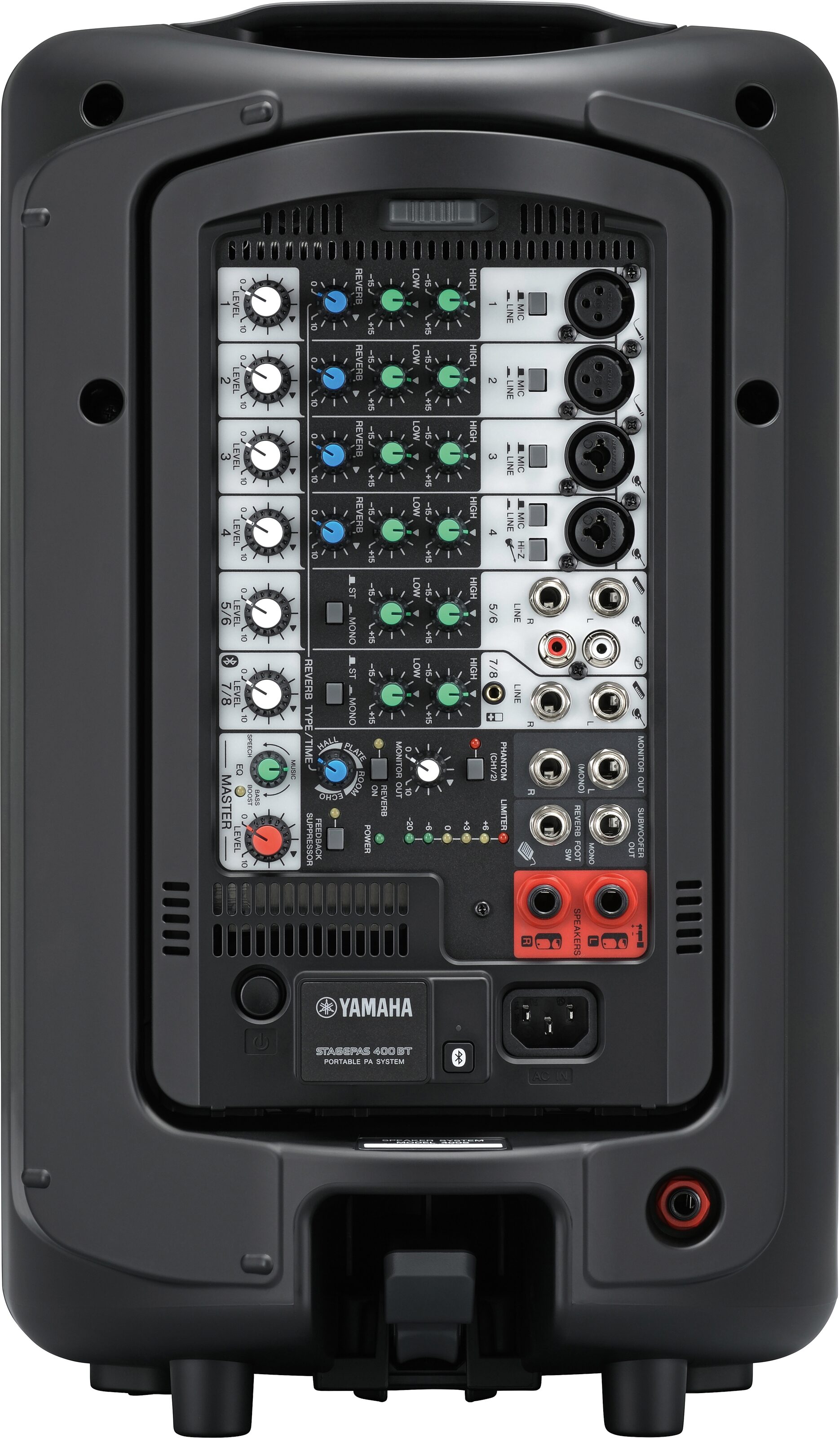 Yamaha STAGEPAS 400BT Portable PA System, New, Action Position Back