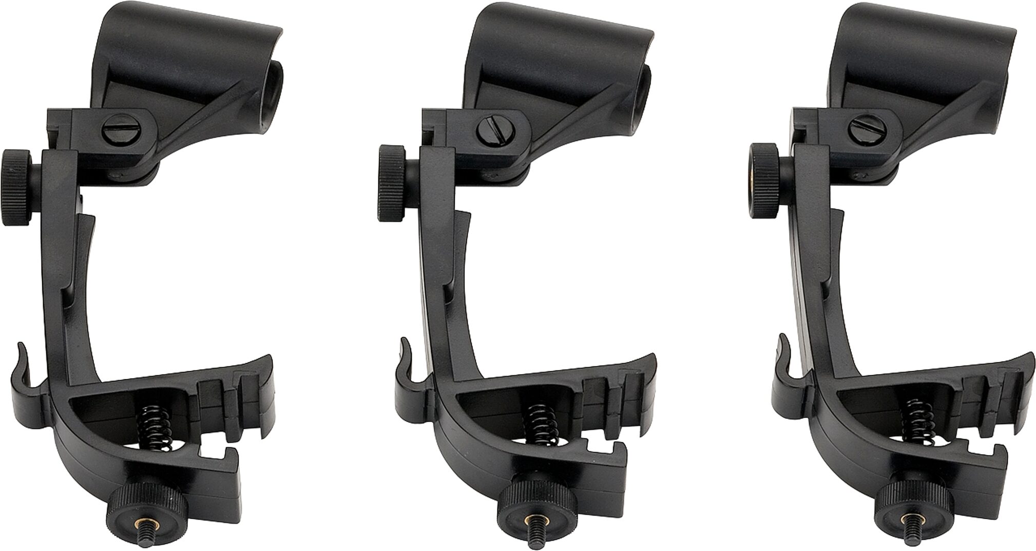 Samson DMC100 Drum Microphone Clip, 3-Pack, New, Action Position Back
