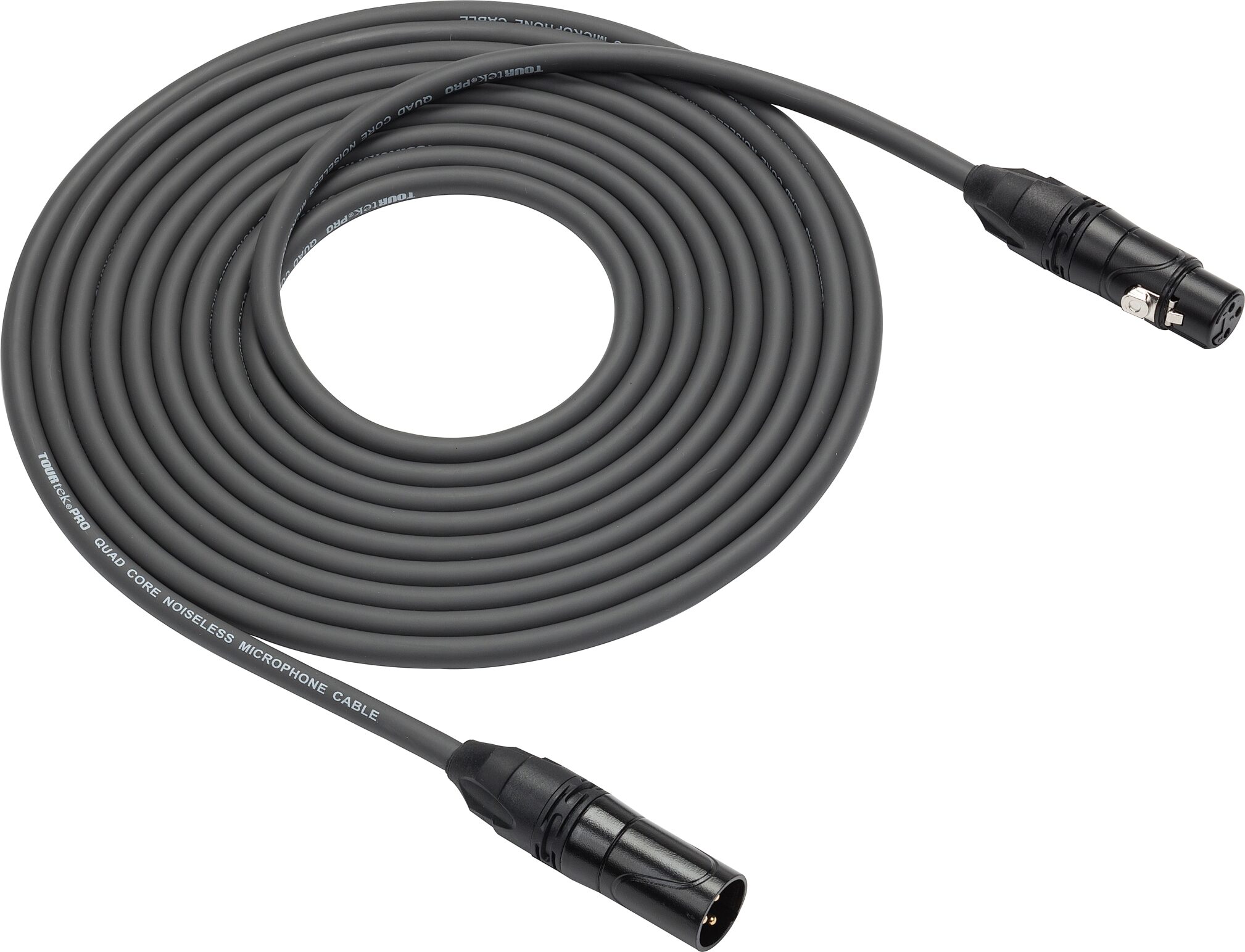 Samson Tourtek Pro Quad Core Microphone Cables, 15 foot, Action Position Back