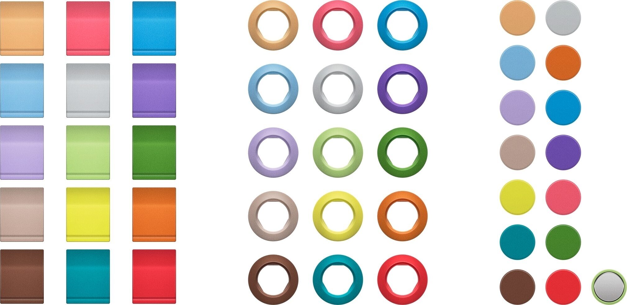 Sennheiser EW-D Color Coding Set Magnetic Color Indicator, New, Main