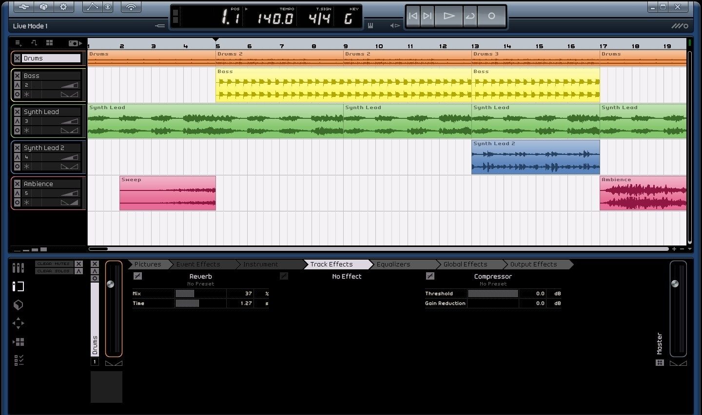 Steinberg Sequel Music Creation and Performance Software (Macintosh and Windows), Screenshot 2
