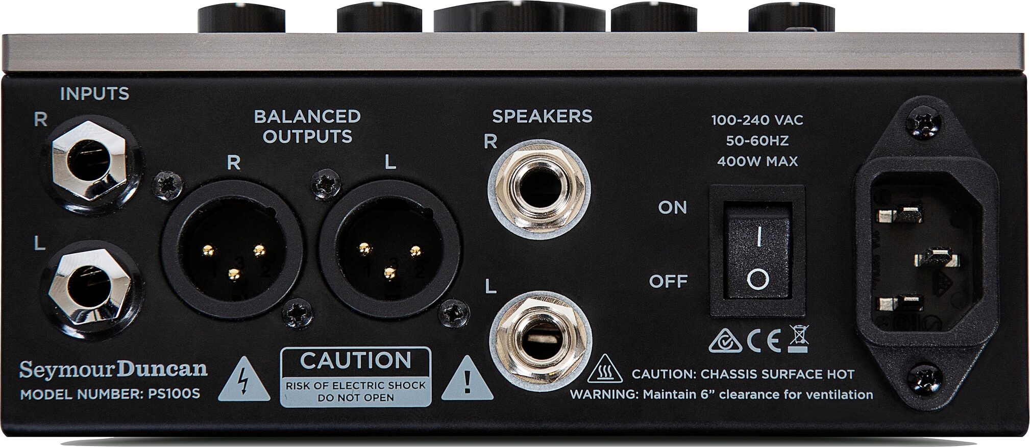Seymour Duncan PowerStage 100 Stereo Guitar Pedal Amplifier, New, Main with all components Front