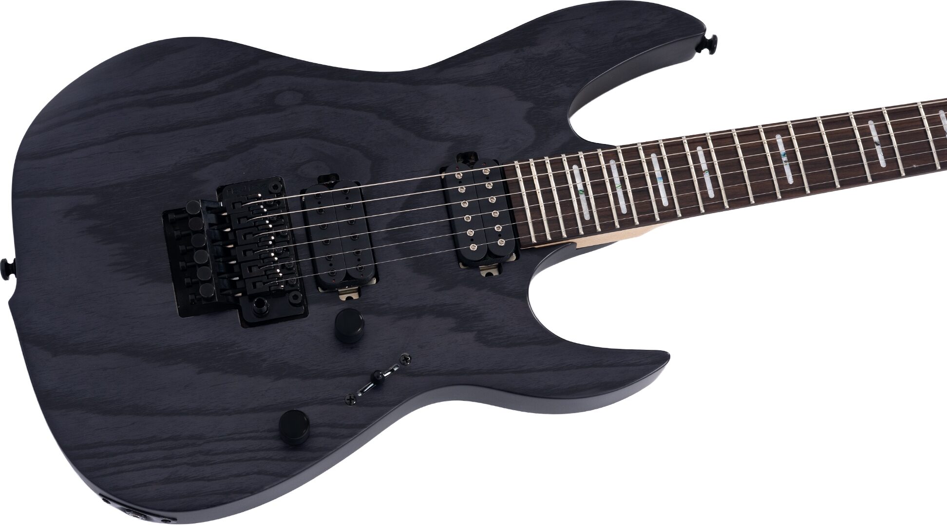 Sire Larry Carlton X5 Electric Guitar, Transparent Black, Action Position Back