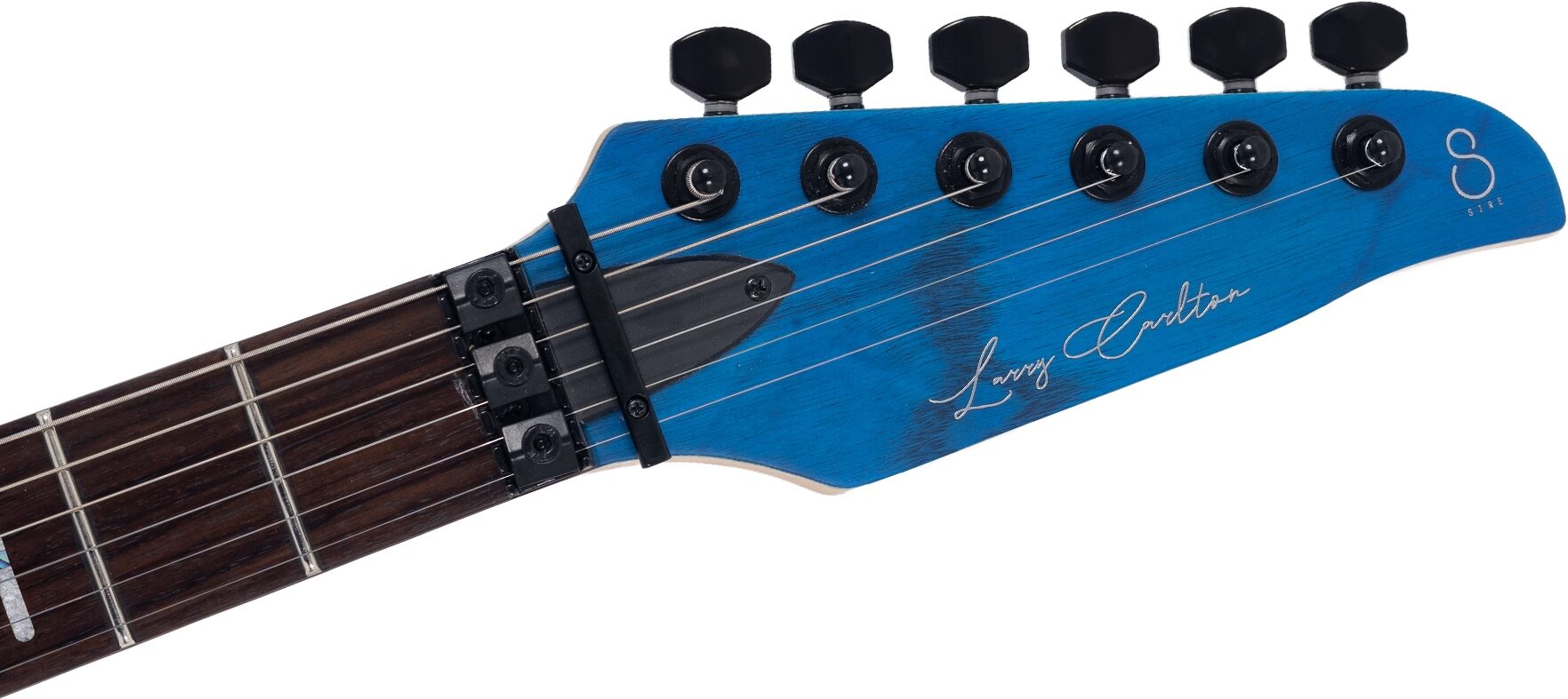 Sire Larry Carlton X5 Electric Guitar, Transparent Blue, Open Box (Very Good), Action Position Back