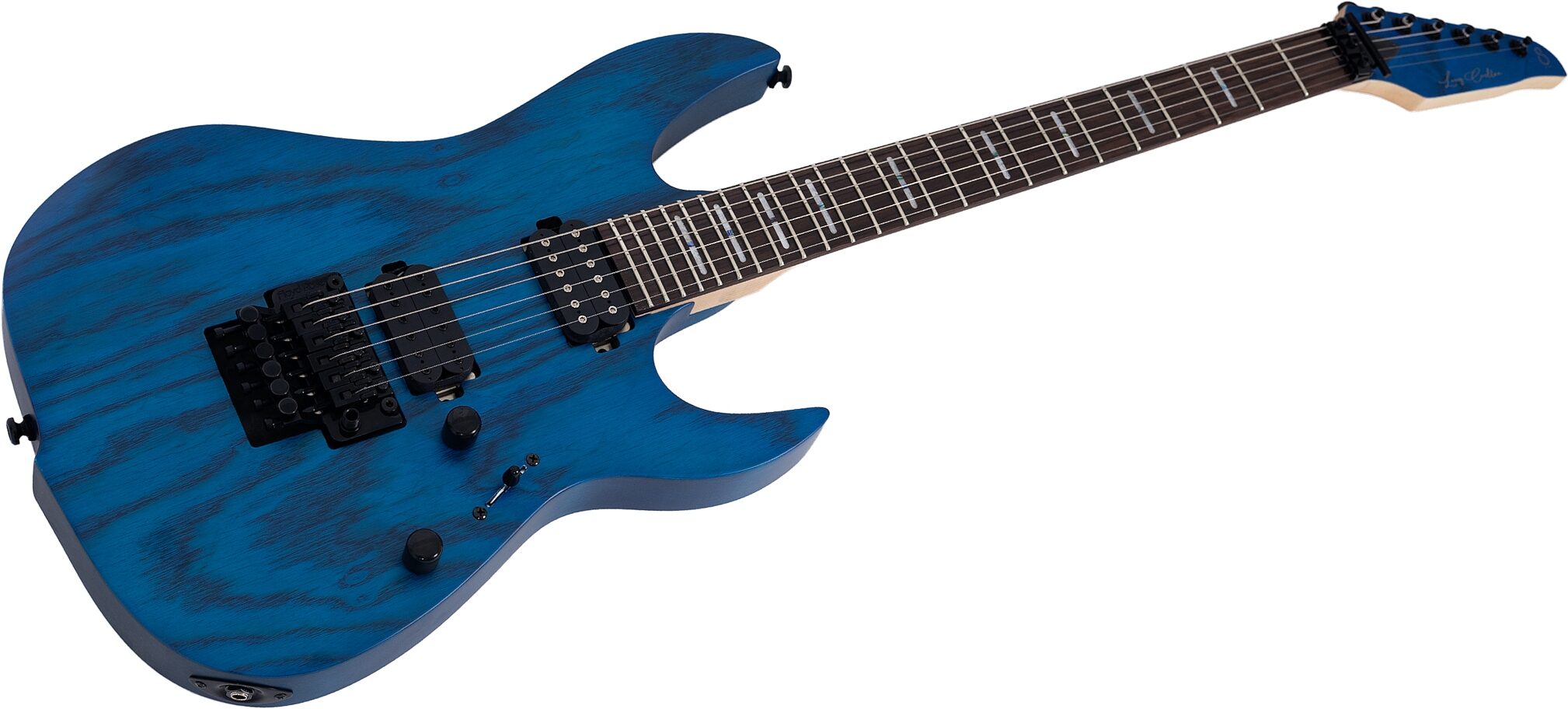 Sire Larry Carlton X5 Electric Guitar, Transparent Blue, Open Box (Very Good), Action Position Back