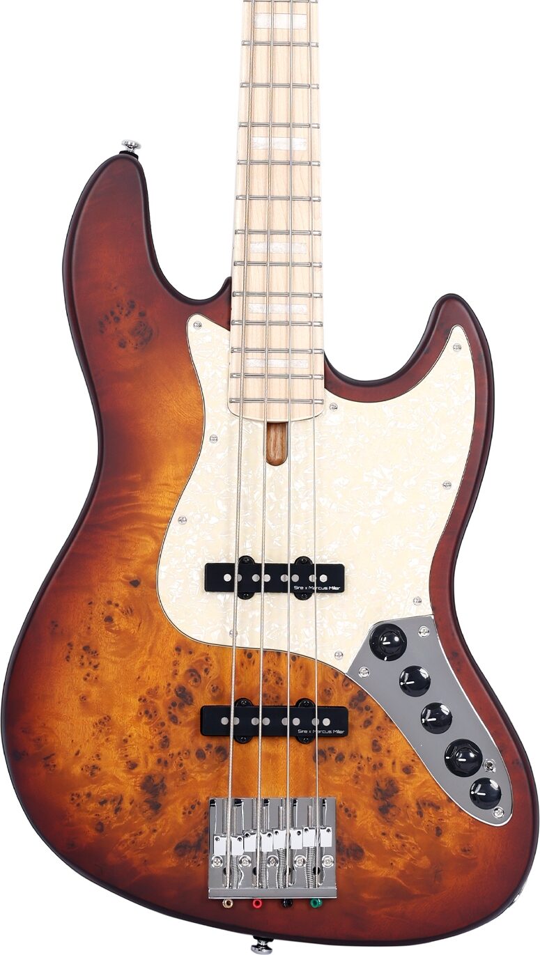 sire v7 tobacco sunburst Sire Marcus Miller V7 Swamp Ash Reissue Electric Bass
