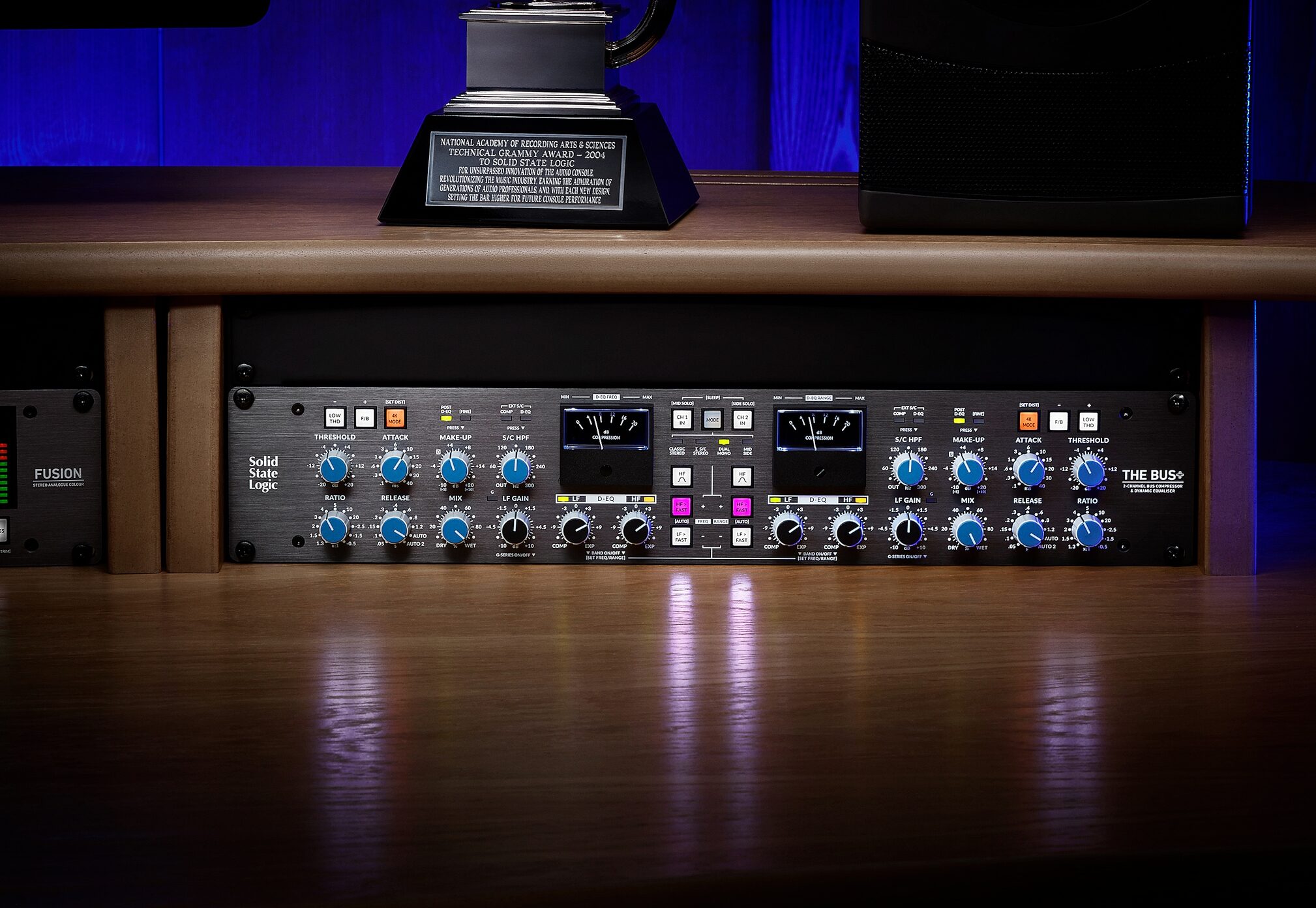 Solid State Logic SSL The Bus+ 2-Channel Bus Compressor and Dynamic Equalizer, New, Action Position Back