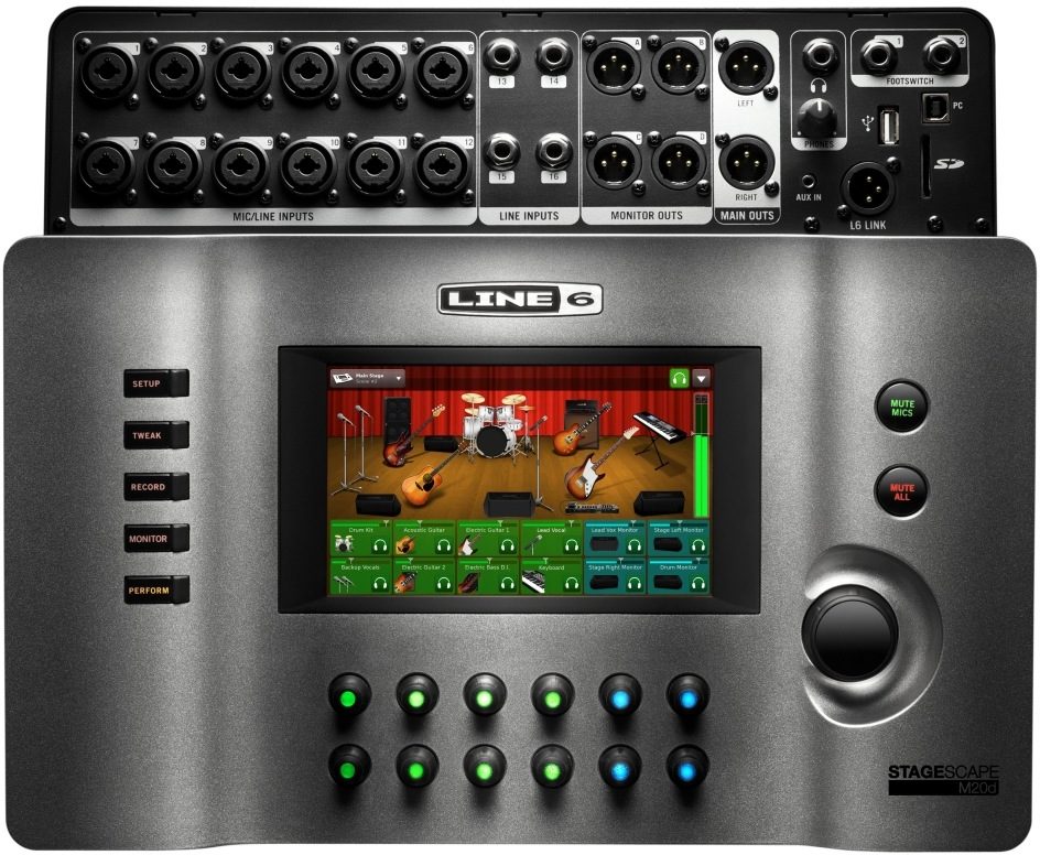 Line 6 StageScape M20d Digital Mixer, 20-Channel Mixer, Main