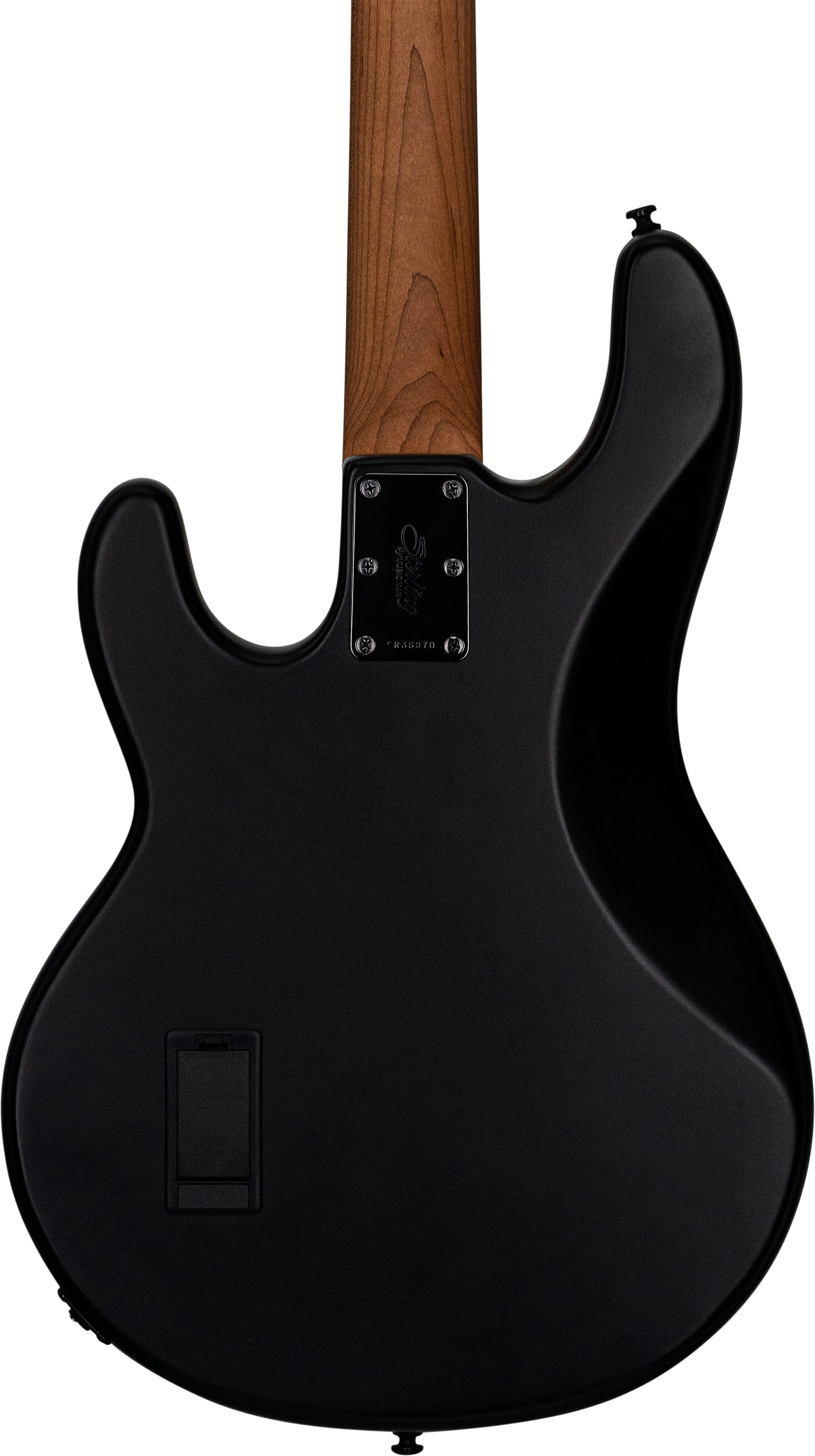 Sterling by Music Man StingRay Ray34 Electric Bass Guitar, Dark Scarlet Burst, Rosewood Fretboard, Open Box (Very Good), Action Position Back