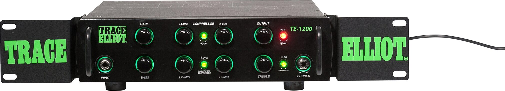 Trace Elliot TE 1200 Bass Amplifier Head (1200 Watts), New, Action Position Back