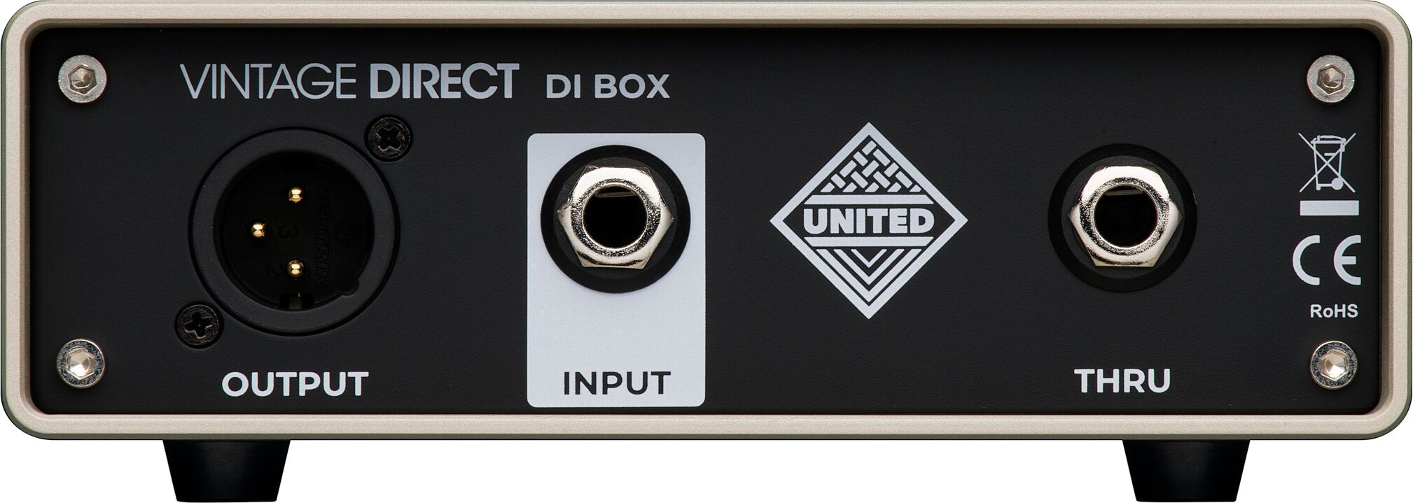 United Studio Technologies Vintage Direct DI Box, New, Action Position Back
