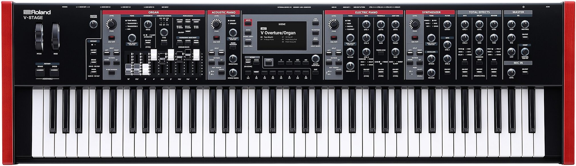 Roland V-STAGE 76 Stage Keyboard, 76-Key, New, Action Position Back