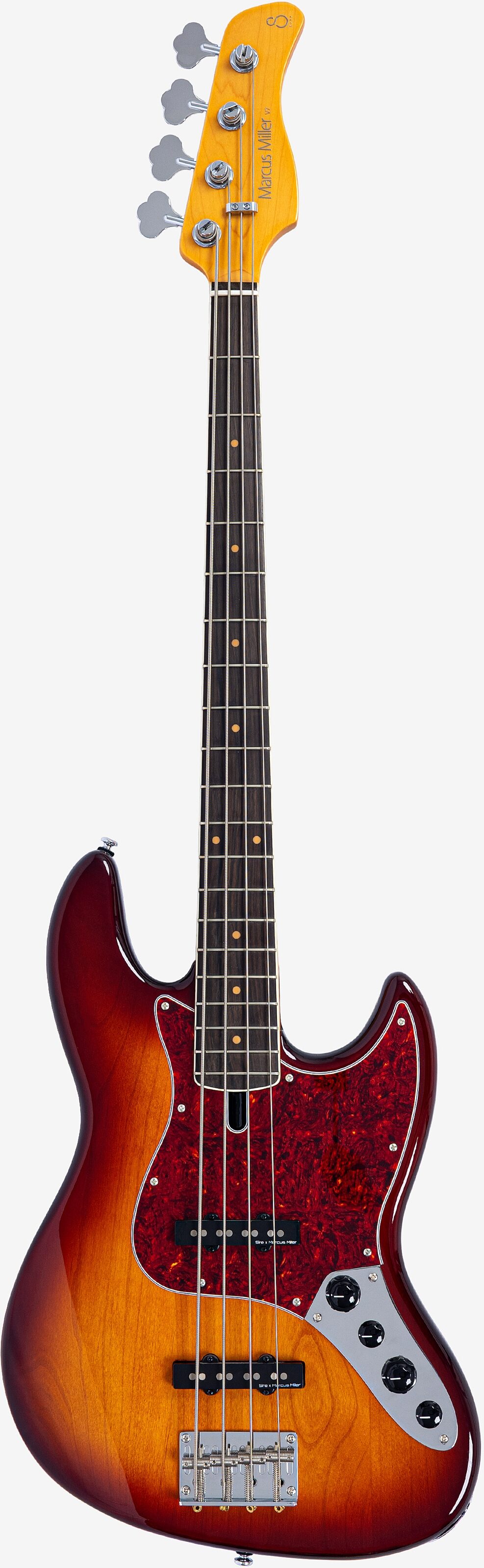 Sire Marcus Miller V7 Vintage New Gen Electric Bass, Tobacco Sunburst, Ebony Fretboard, Main