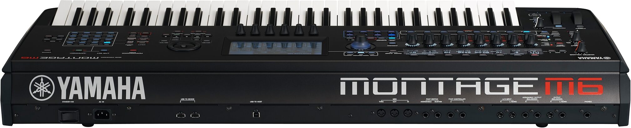 Yamaha Montage M6 Keyboard Synthesizer, 61-Key, New, Action Position Back