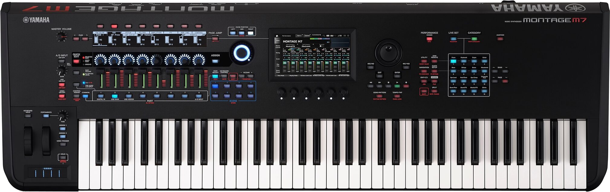 Yamaha Montage M7 Keyboard Synthesizer, 76-Key, New, Main