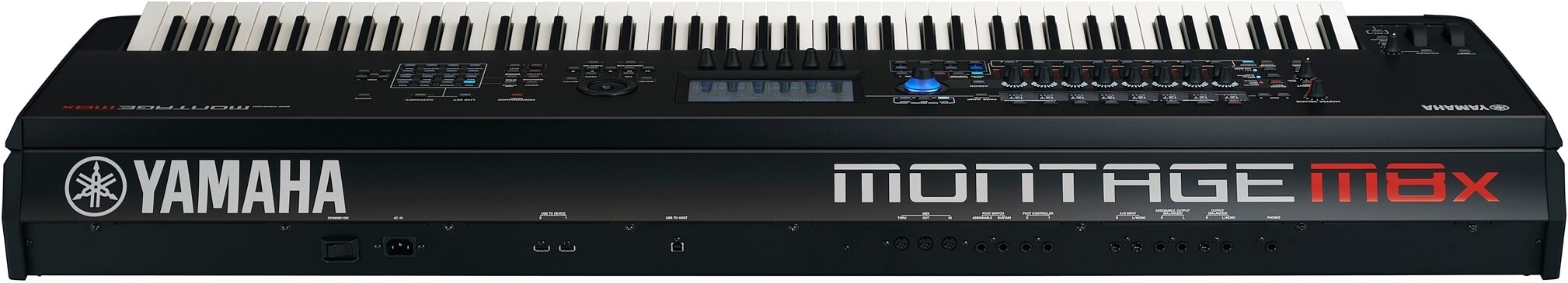 Yamaha Montage M8x Keyboard Synthesizer, 88-Key, New, Action Position Back