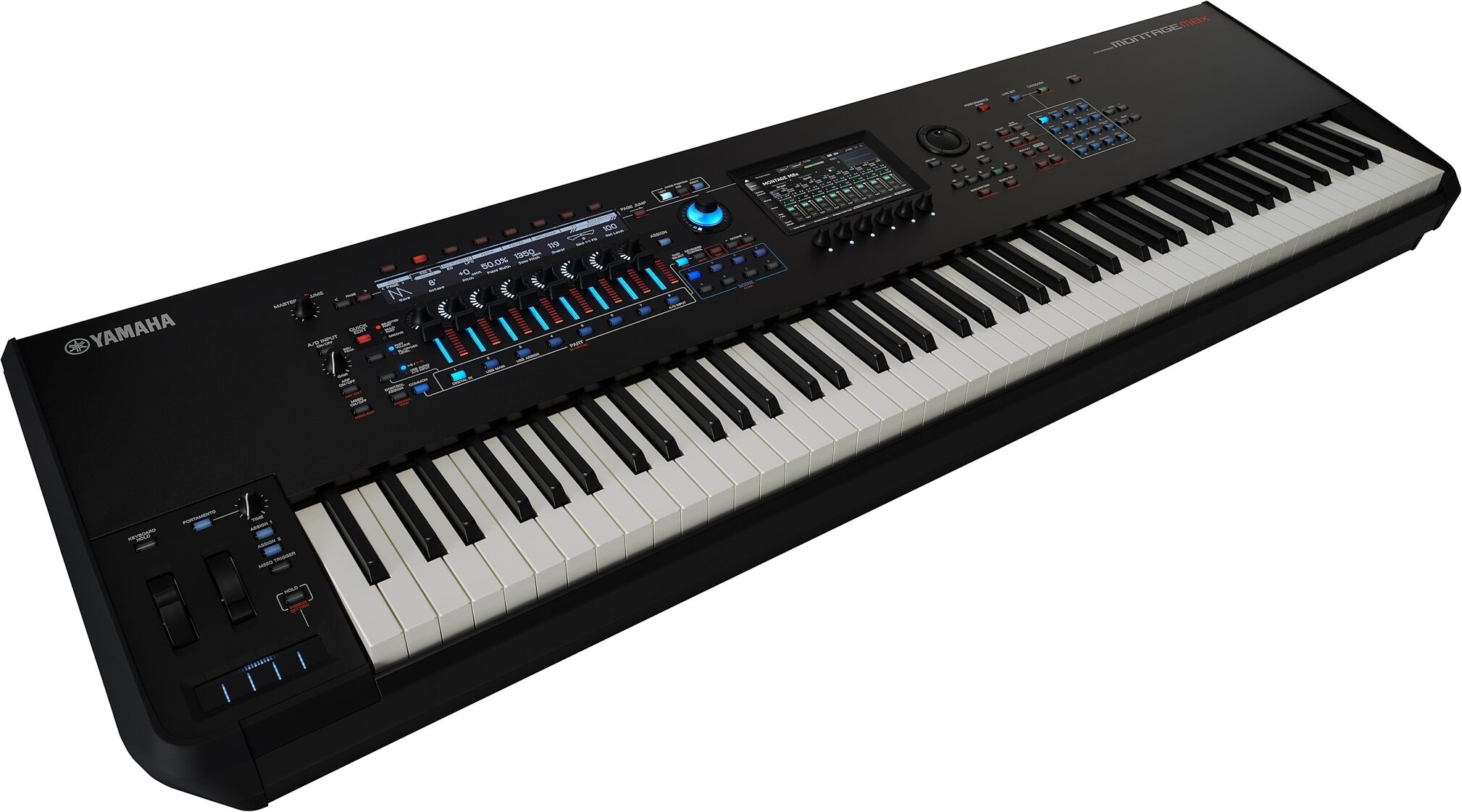 Yamaha Montage M8x Keyboard Synthesizer, 88-Key, New, Action Position Back