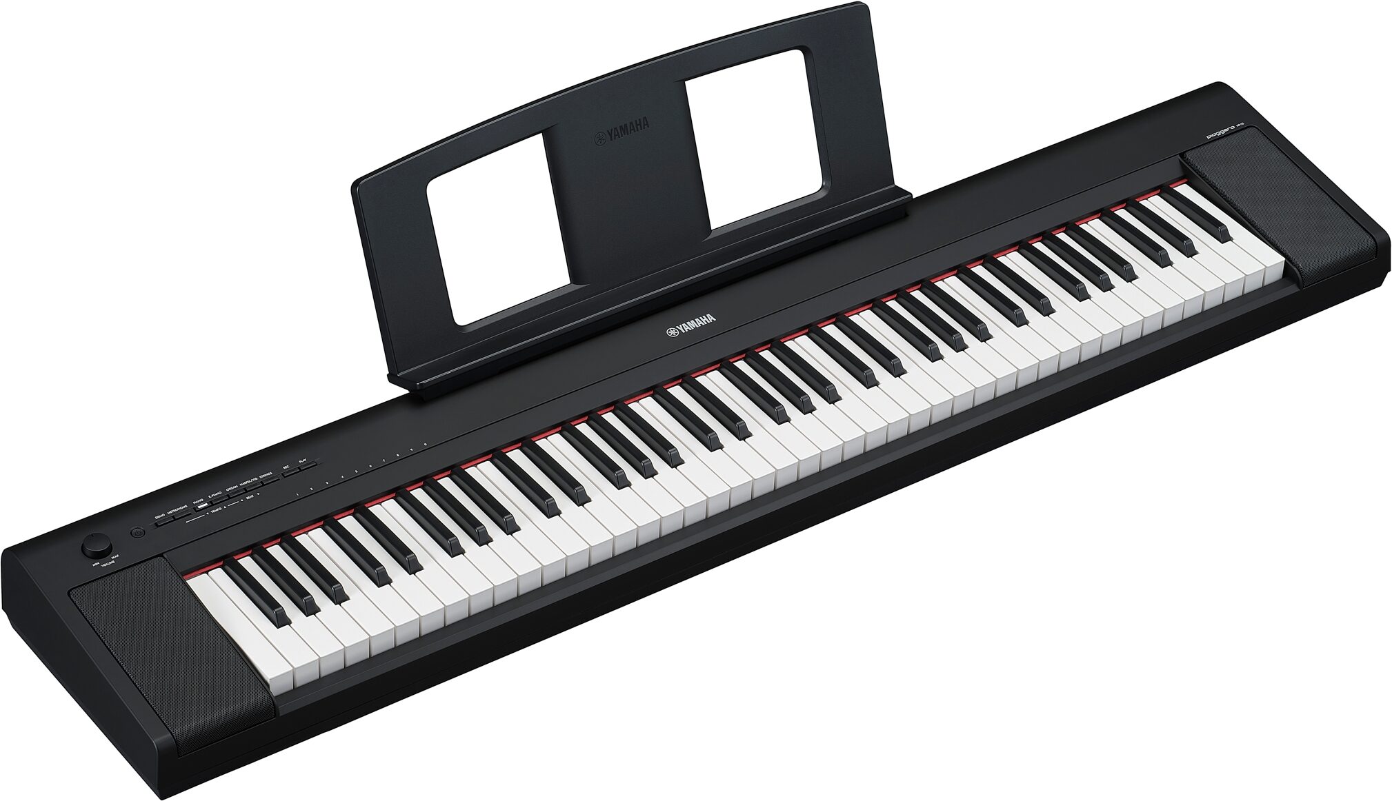 Yamaha NP-35 Piaggero Portable Digital Piano, 76-Key, Black, Action Position Back