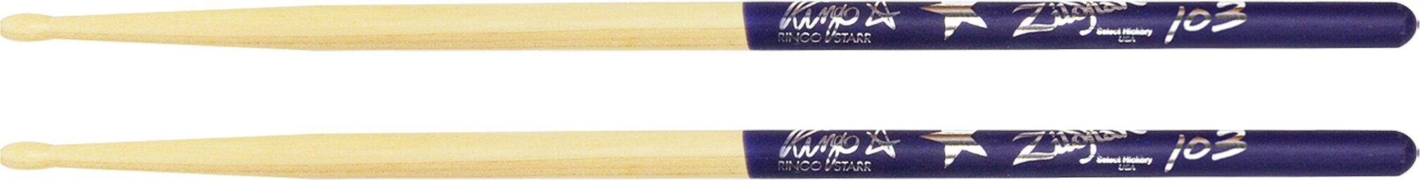 Zildjian Ringo Starr Model Drumsticks, New, Action Position Back