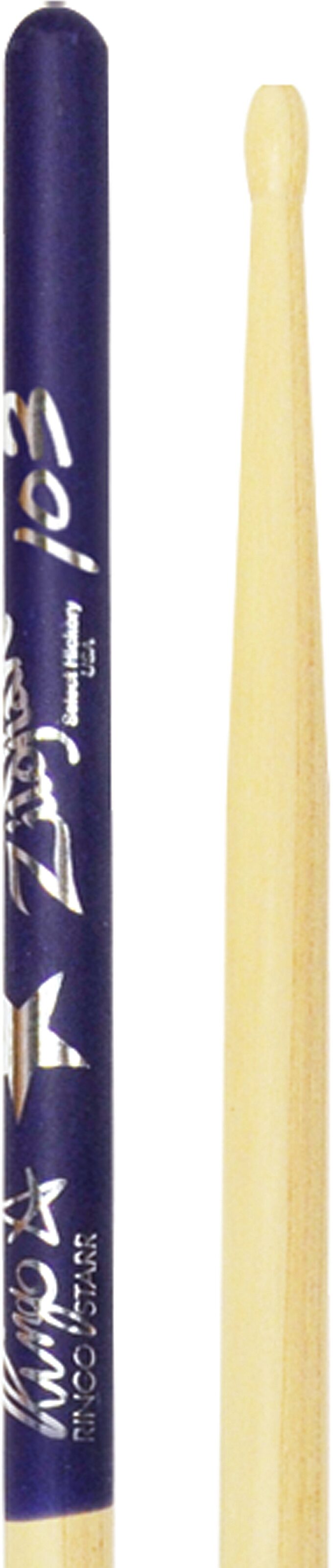 Zildjian Ringo Starr Model Drumsticks, New, Action Position Back
