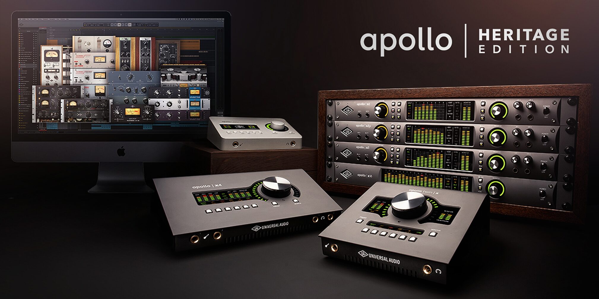 Universal Audio Apollo x4 Thunderbolt 3 Audio Interface, Heritage Edition