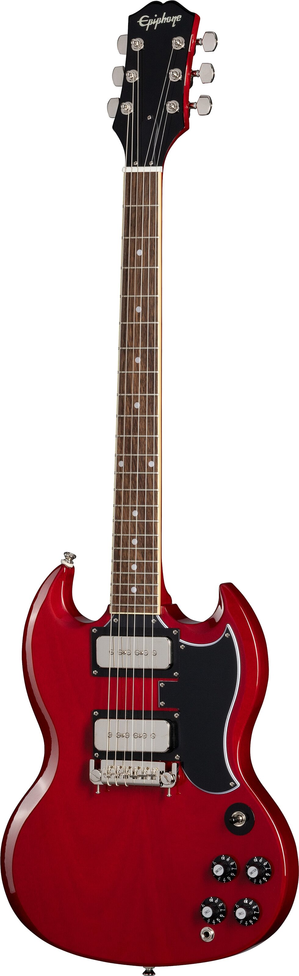 Epiphone Tony Iommi SG Special Electric Guitar (with Case), Action Position Back