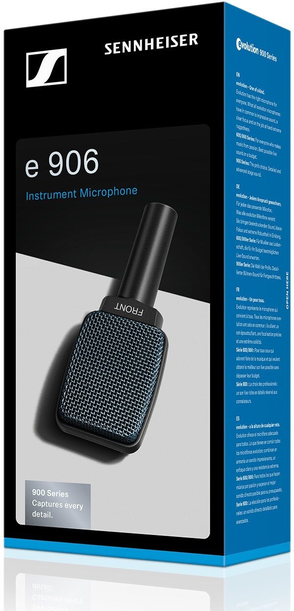 Sennheiser e906 Instrument Microphone, New, Package