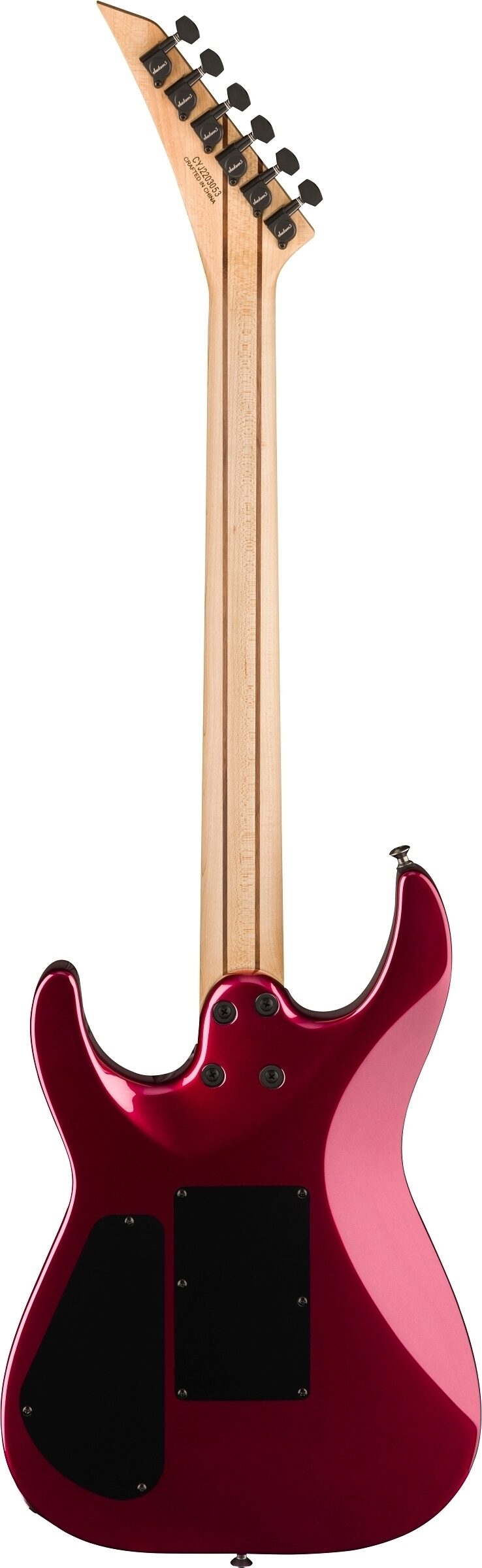Jackson Pro Plus Dinky DKAQ Electric Guitar (with Gig Bag), Oxblood, Open Box (Good), Action Position Back