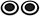 KickPort Black Eye D-Pad Bass Drum Impact Pads (Pair) - 2-Pack, Black
