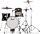 Pearl Midtown Series Drum Kit, 4-Piece -  Asphalt Black