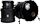 SJC Pathfinder Drum Shell Kit, 3-Piece - Galaxy Gray