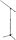 On-Stage 7701 Tripod/Boom Microphone Stand -  Single, Black, 7701B