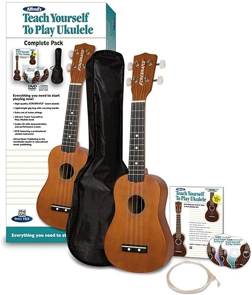 open zoom image for Alfred's Teach Yourself to Play Ukulele Starter Pack, Main
