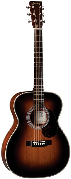 open zoom image for Martin 00028 Eric Clapton Madagascar Auditorium Acoustic (with Case), Sunburst