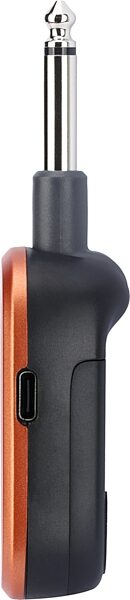 open zoom image for Xvive A58 Digital 5.8 GHz Wireless Guitar System, Orange, Receiver Side