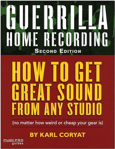 open zoom image for Hal Leonard Guerrilla Home Recording Book, Main