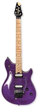 open zoom image for Peavey EVH Wolfgang Flame Top TR Electric Guitar, Transparent Purple
