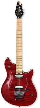 open zoom image for Peavey EVH Wolfgang Flame Top TR Electric Guitar, Transparent Red