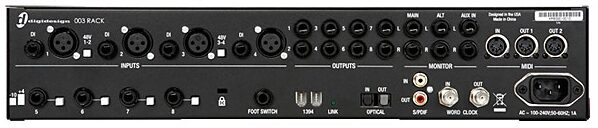 open zoom image for Digidesign Digi 003 Rack Music Production System, Rear