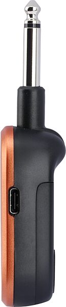 open zoom image for Xvive A58 Digital 5.8 GHz Wireless Guitar System, Orange, Transmitter Side