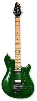 open zoom image for Peavey EVH Wolfgang Flame Top TR Electric Guitar, Transparent Green