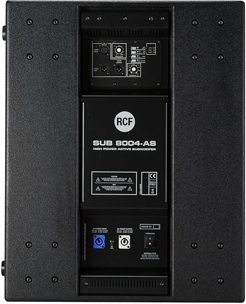open zoom image for RCF SUB 8004-AS Powered Subwoofer (2500 Watts), New, Rear