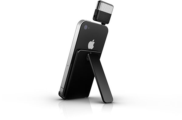 open zoom image for IK Multimedia iRig Mic Cast for iDevices, In Use Back View