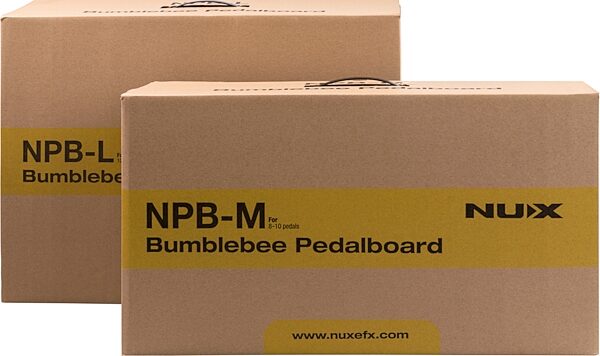 open zoom image for NUX Bumblebee Large Pedalboard, With Bag, Detail Front